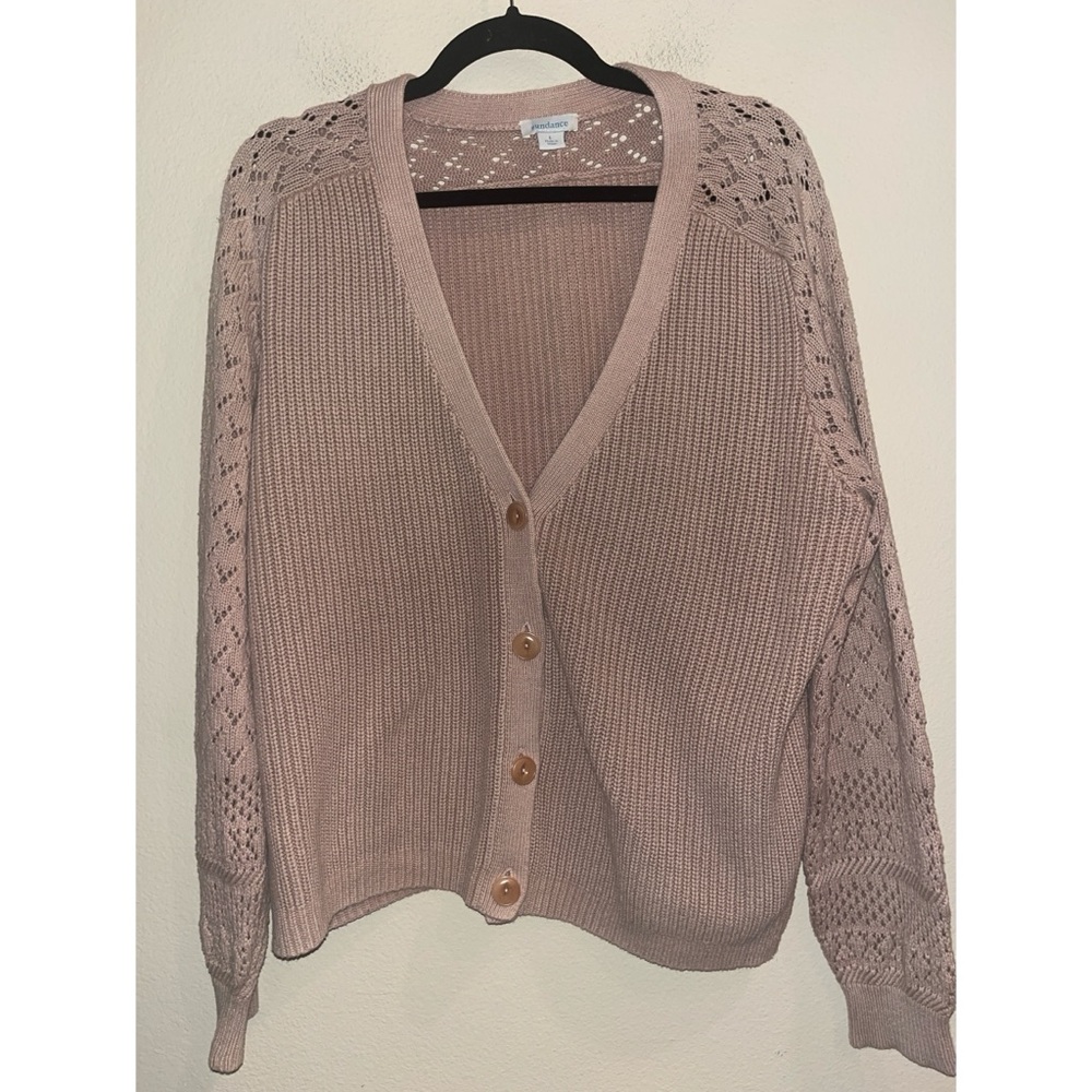 Sundance‎ Tan V Neck Oversized Sweater Size Large